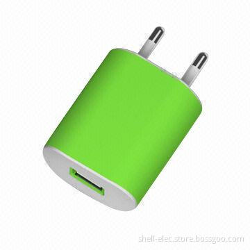 USB travel charger with CE, and RoHS certificates
